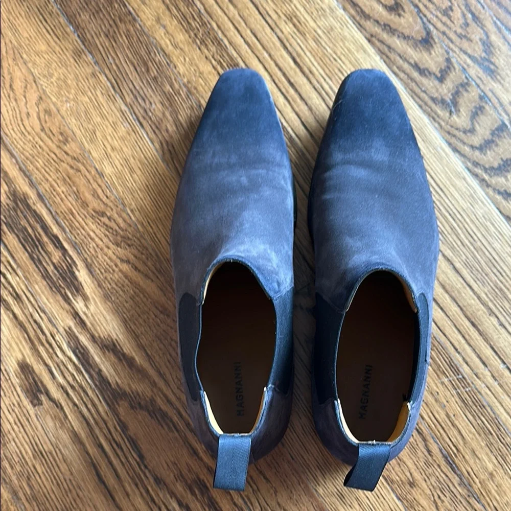 Men's Chelsea Boots in Black Suede